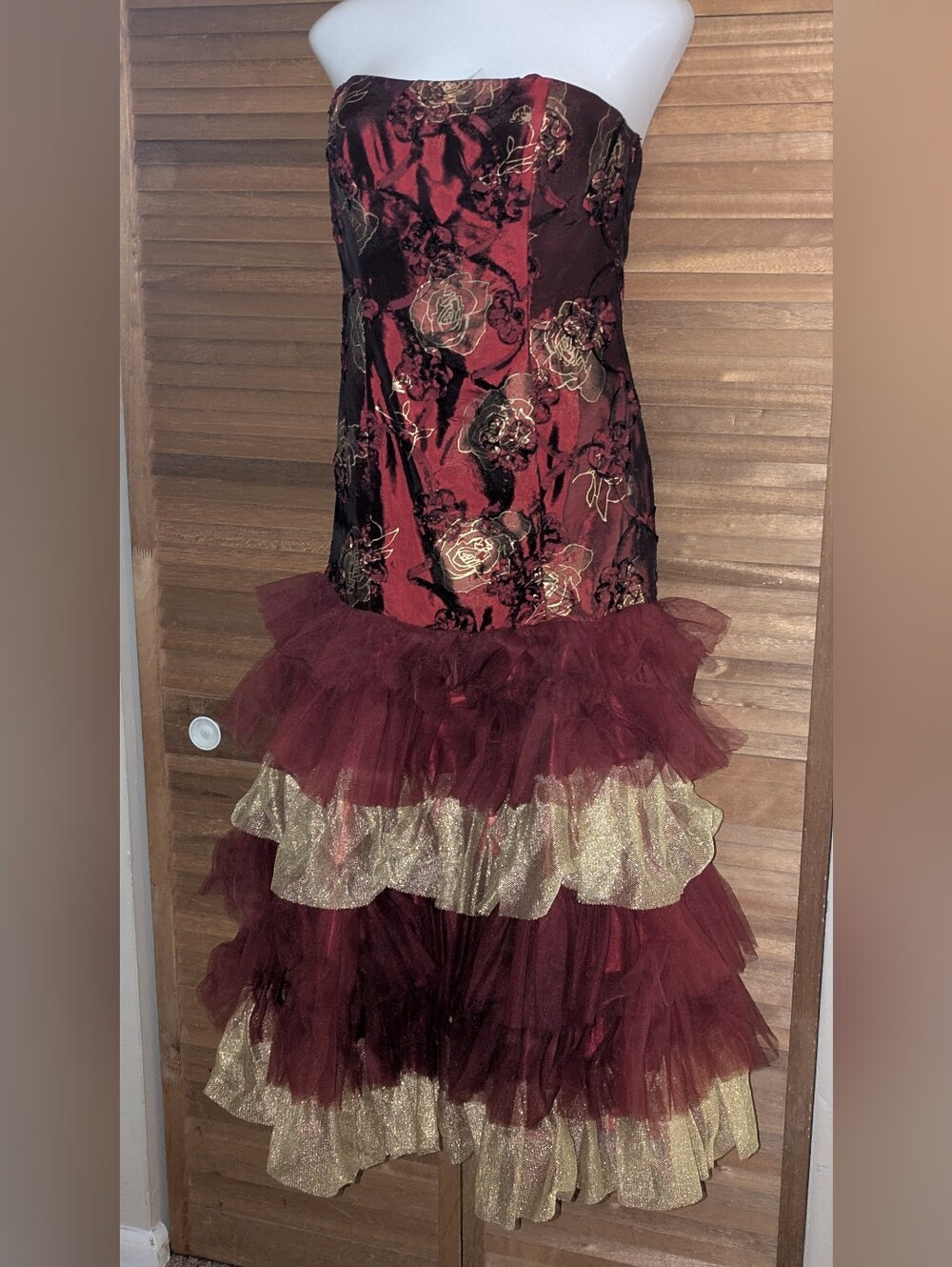 💥SUMMER END SALE💥Vtg. Romance Couture Strapless Evening Gown